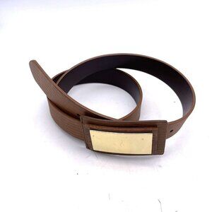 Chicos Genuine Leather Women's Small Brown Belt Animal 40 inch
